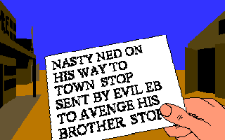 Ned's telegram